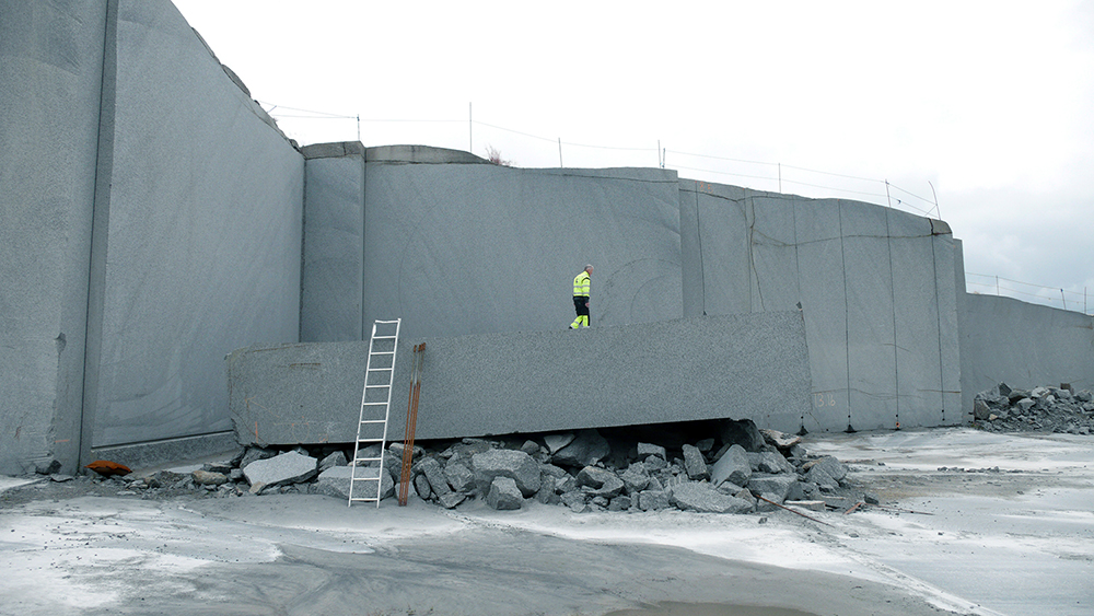 Larvikit quarry Hakestad